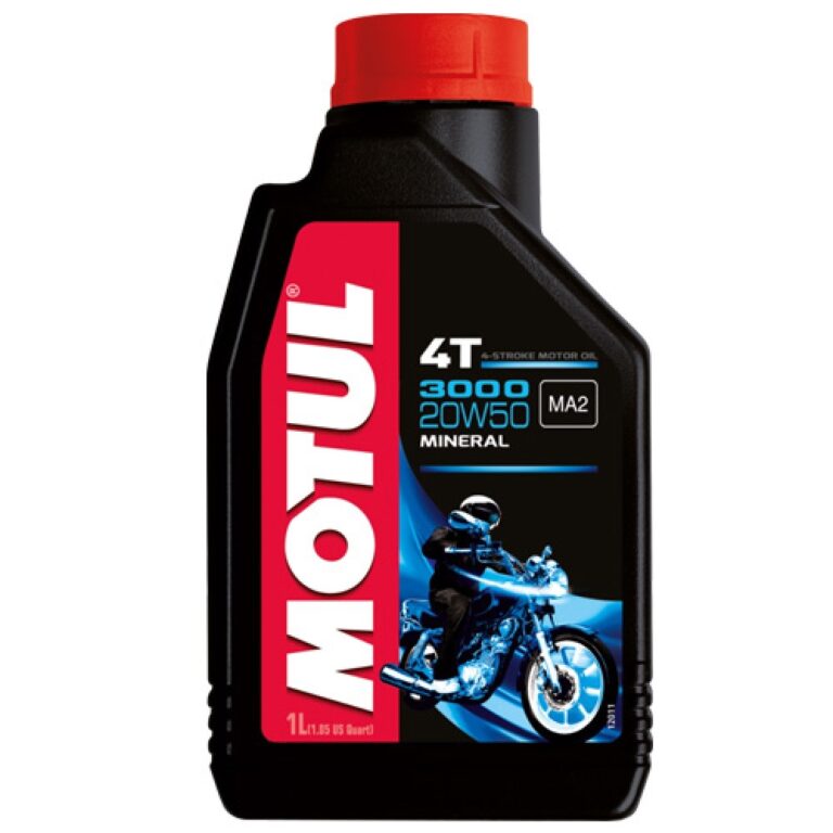 Моторное масло MOTUL 3000 4T SAE 20W50 (1L) Моторное масло для мопеда и мотоцикла