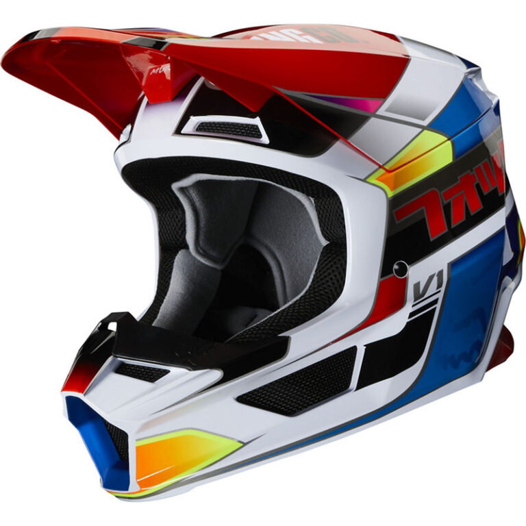 Мотошлем FOX V1 Yorr Blue/Red