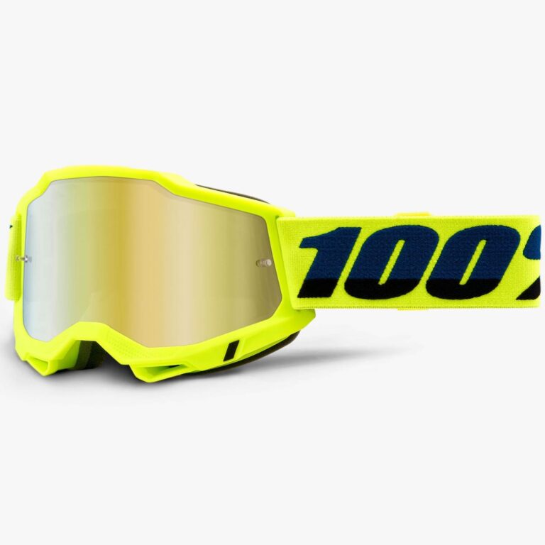 Мото очки 100% ACCURI 2 Yellow - Mirror Gold Lens