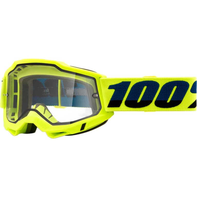 Мото очки 100% ACCURI 2 Enduro Fluo Yellow — Clear Dual Lens