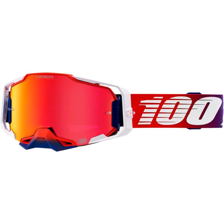 Мото очки 100% ARMEGA HiPER Factory - Red Mirror Lens