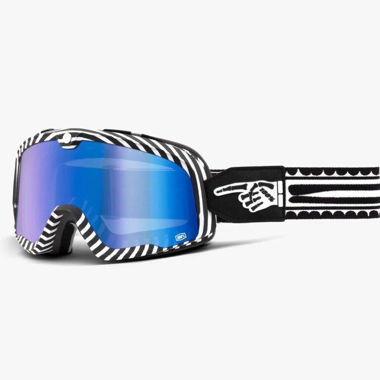 Мото очки 100% BARSTOW Death Spray - Mirror Blue Lens