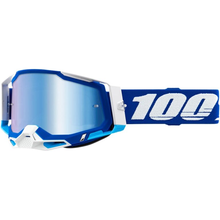 Мото очки 100% RACECRAFT 2 Blue - Mirror Blue Lens