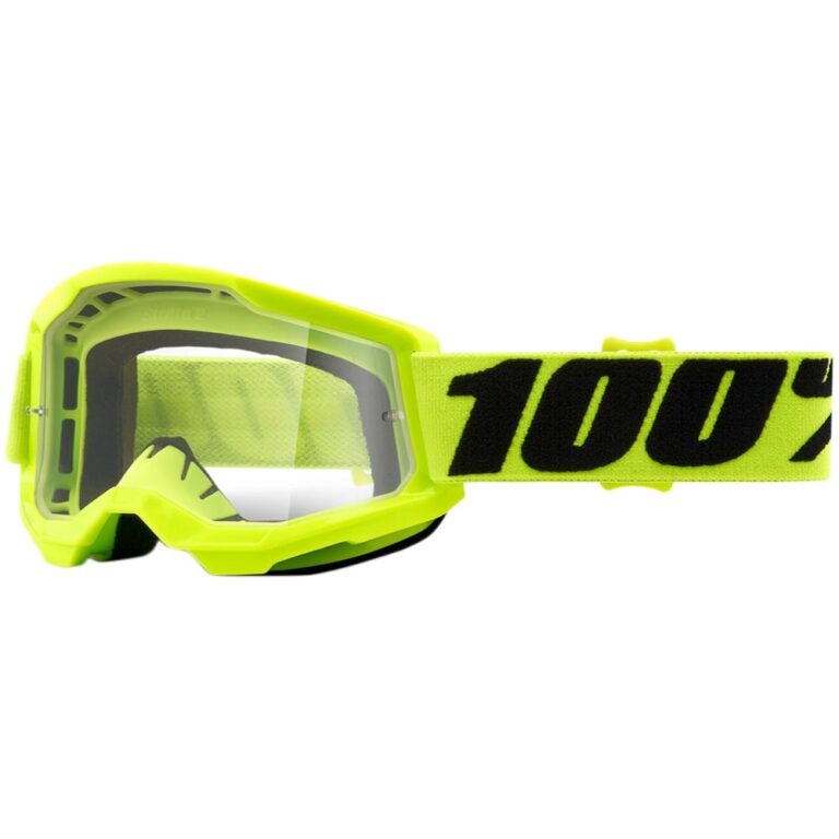 Детские мото очки 100% STRATA 2 Youth Yellow - Clear Lens