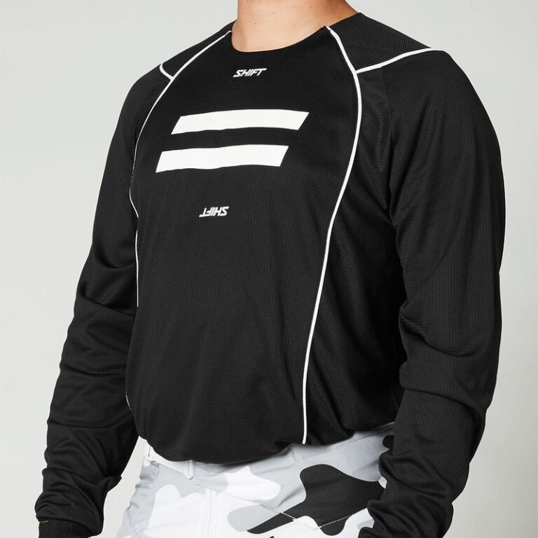 Мото джерси SHIFT WHITE LABEL G.I. FRO JERSEY Black